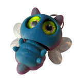 Supportive Solutions Bumblebee Keyring & Bag Charm - One Size - Multi-coloured  - New, Handmade