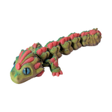 Supportive Solutions Baby Frankie Dragon Keyring & Bag Charm - One Size - Multi-coloured  - New, Handmade