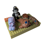 Supportive Solutions Wildlife Keyring & Bag Charm Multi-Pack - Set of 5 Multi-coloured - New, Handmade