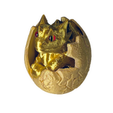 Supportive Solutions Hatchling Dragon Figurine - Medium Gold - New, Handmade