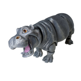 Supportive Solutions Hippopotamus Figurine - Medium Silver - New, Handmade