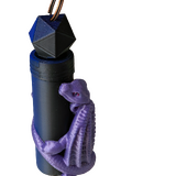 Supportive Solutions Dragon Lip Balm Holder - One Size Purple & Black/Blue - New, Handmade