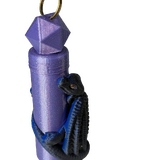 Supportive Solutions Dragon Lip Balm Holder - One Size Black/Blue & Purple - New, Handmade