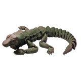 Supportive Solutions Komodo Dragon Flexible Figure - Large Brown/Green - New, Handmade