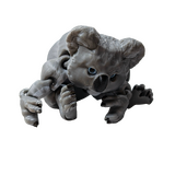 Supportive Solutions Koala Flexible Figure - Medium Two-tone Grey - New, Handmade