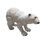 Supportive Solutions Polar Bear Flexible Figure - Large White - New, Handmade