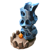 Supportive Solutions Alien Monolith Dice Tower Blue/Brown - New, Handmade