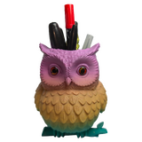 Supportive Solutions Owl Pencil Holder Rainbow - New, Handmade