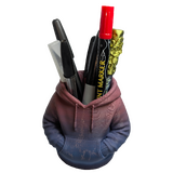 Supportive Solutions Urban Hoodie Pencil Holder Pink/Blue - New, Handmade