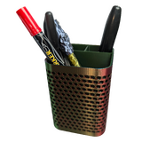 Supportive Solutions Contemporary Square Pencil Holder Red/Green/Blue - New, Handmade