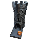 Supportive Solutions Mason's Descent Dice Tower Silver/Black - New, Handmade