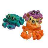 Supportive Solutions Crabs Magnet Set - Set Of 3 Multi-coloured - New, Handmade