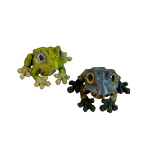 Supportive Solutions Frogs Magnet Set - Set Of 2 Multi-coloured - New, Handmade