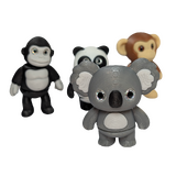 Supportive Solutions Huggable Heroes Magnet Set - Set Of 4 Multi-coloured - New, Handmade