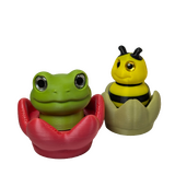 Supportive Solutions Pond & Petal Pair Sensory Fidget Set - Set Of 2 Multi-coloured - New, Handmade