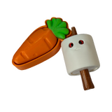 Supportive Solutions Carrot & Stick Combo Sensory Fidget Set - Set Of 2 Multi-coloured - New, Handmade