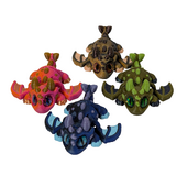 Supportive Solutions Baby Dragons Magnet Set - Set Of 4 Multi-coloured - New, Handmade