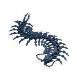 Supportive Solutions Morgatra Exo-Skelipede Flexible Figure - Large Blue - New, Handmade