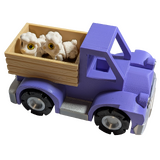 Supportive Solutions Farm Pickup Truck Playset - Large Purple - New, Handmade