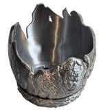 Supportive Solutions Dragon Egg Planter Silver - New, Handmade