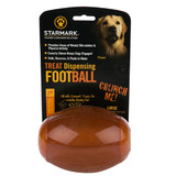 Starmark Treat Dispensing Football Ball Large Medium Super Crunchy Sound