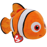 TY Beanie Buddy Sparkle Disney 13” Nemo Beanie Baby - New, With Tags