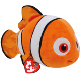 Disney Finding Nemo 13” Nemo Beanie Buddies Sparkle - TY Beanie Babies - New, With Tags