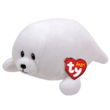 Tiny The Baby Seal - White Medium Baby Ty - TY Beanie Babies - New, With Tags