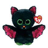 TY Beanie Boos Drizella Halloween Crimson Bat 6" Beanie Baby - New, With Tags