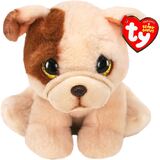 TY Beanie Babies Houghie Tan Pug 8" Beanie Baby - New, With Tags