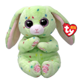 TY Beanie Bellies Fern Green Bunny 8” Beanie Baby - New, With Tags