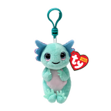 TY Beanie Bellies Alex Pastel Axolotl 5” Beanie Baby Clip - New, With Tags