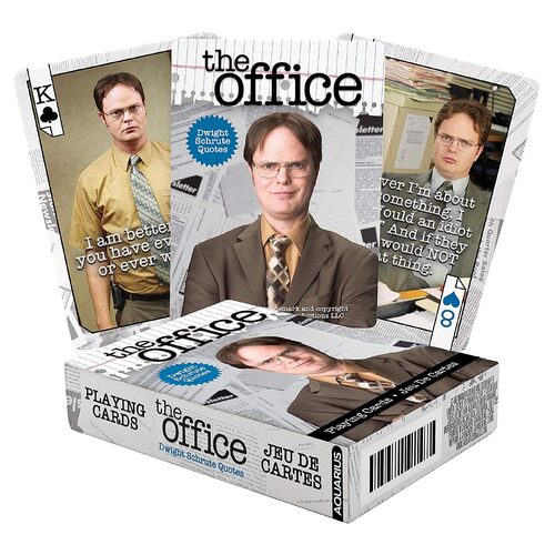 The Office - Dwight Schrute Quotes - Playing Cards by Aquarius - New, Sealed