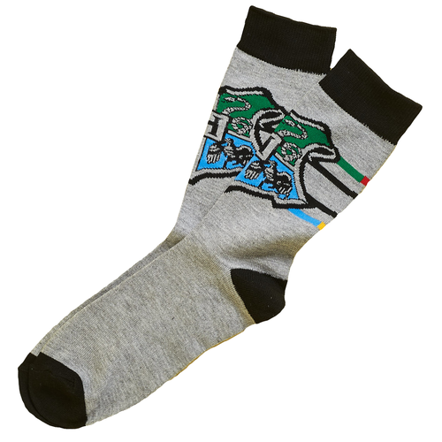 Bioworld Harry Potter Crew Socks - Hogwarts Crest - Mens Shoe Size 8-12 - New