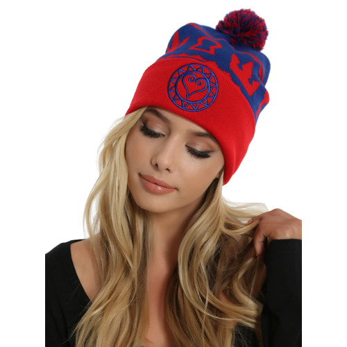 Kingdom Hearts Licensed Fairisle Beanie Hat - New