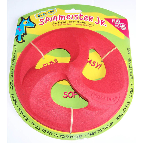 CrazyDog Spinmeister Jnr Soft Rubber Flying Disk