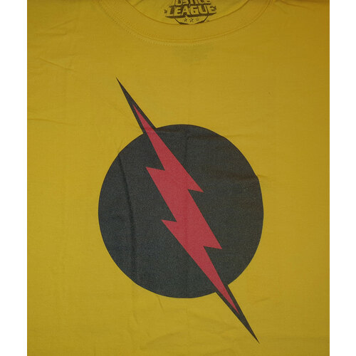 DC Comics The Flash - Reverse Flash Logo Shirt Yellow - Mens T-Shirt - New With Printed Tag [Size: XL]