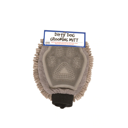 Dirty Dog Grooming Mitt - Dries And Removes Excess Hair