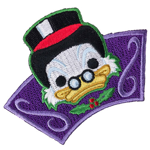 Disney Snowflake Mountain Scrooge McDuck Souvenir Patch - 2017 Disney Treasures Box Exclusive - New, Mint Condition