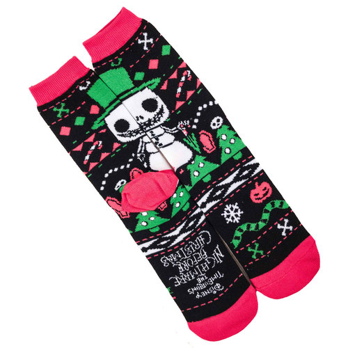 Funko The Nightmare Before Christmas Jack Skellington Snowman Socks - 2017 Disney Treasures Box Exclusive - New, Mint Condition