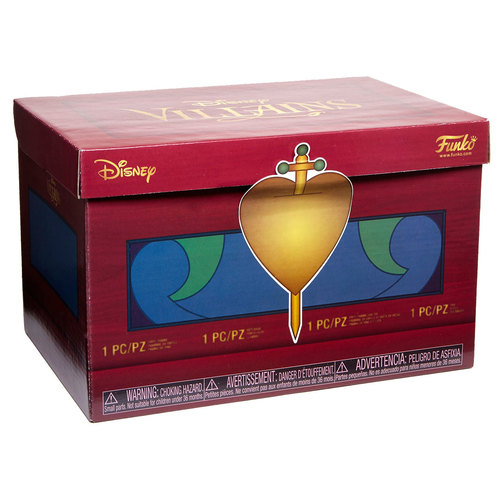 Funko Disney Treasures Subscription Box - August 2018 Villains - New [Size: One Size Fits All]