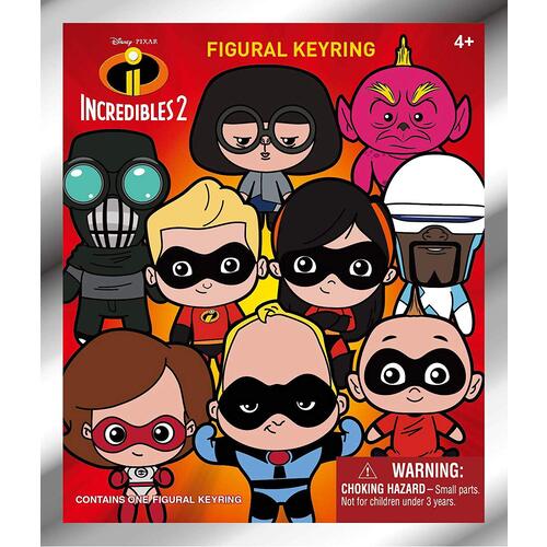 Disney Pixar Incredibles 2 Keychain - 1 Blind Bag - New, Sealed