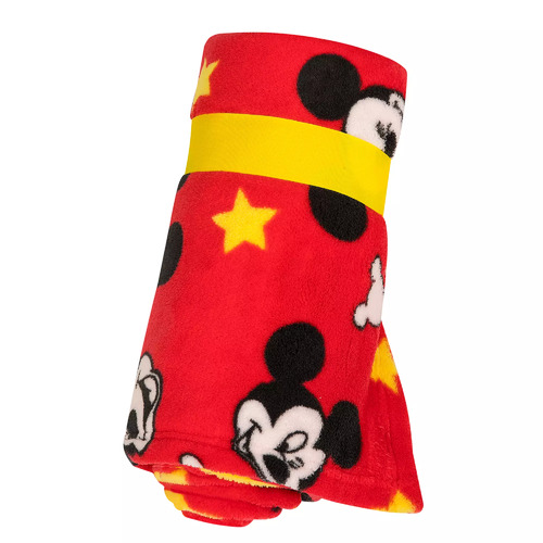 Disney Mickey Mouse Fleece Throw Blanket - 150cm - Disney Store Exclusive Import -  New With Tags