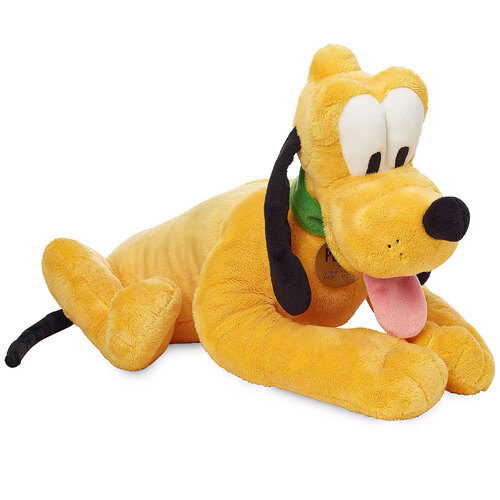 Disney Plush - Pluto Medium 16"- Disney Store Exclusive Import -  New, Mint Condition
