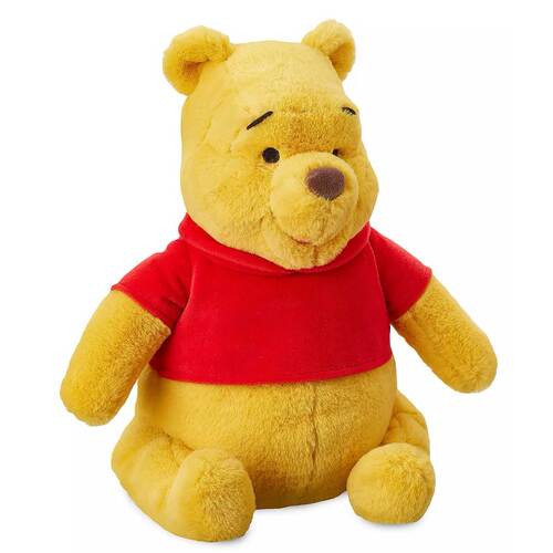 Disney Winnie The Pooh Plush - Medium 12"- Disney Store Exclusive Import - New, Mint Condition