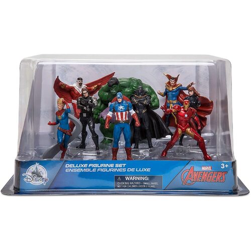 Marvel The Avengers Deluxe Collectible Figurine Playset - 9 Figures