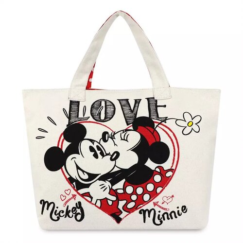 Disney Mickey & Minnie Mouse Love Tote Bag - New, With Tags