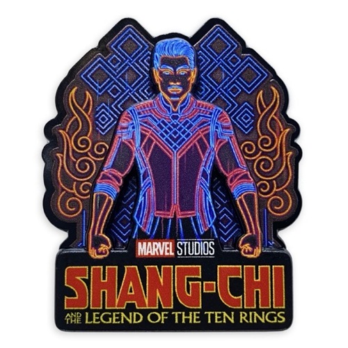 Marvel Shang-Chi (Neon/Black Light) Pin/Badge By Disney - New, Sealed (Limited Release)