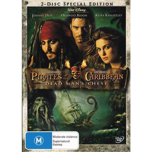 Pirates Of The Caribbean: Dead Man's Chest (2 Disc DVD, 2006) Like New Condition