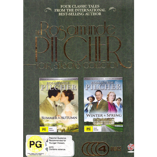 The Rosamunde Pilcher Four Seasons Collection (DVD, 2010, 4 Discs) AS NEW